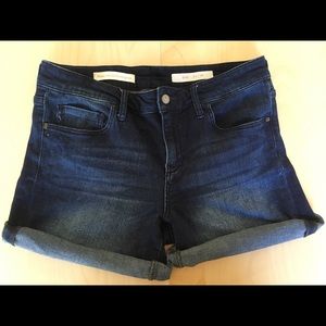 Pilcro and the Letterpress denim shorts